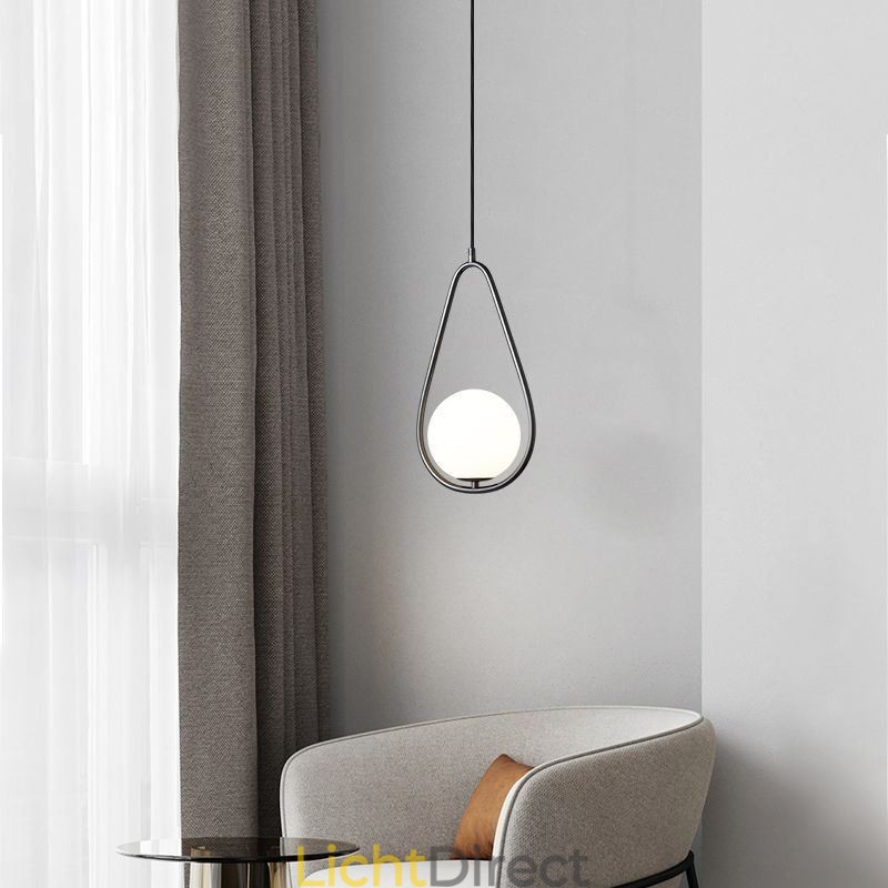 Moderne Globe Hanglamp Glazen Waterdruppel Hanglamp