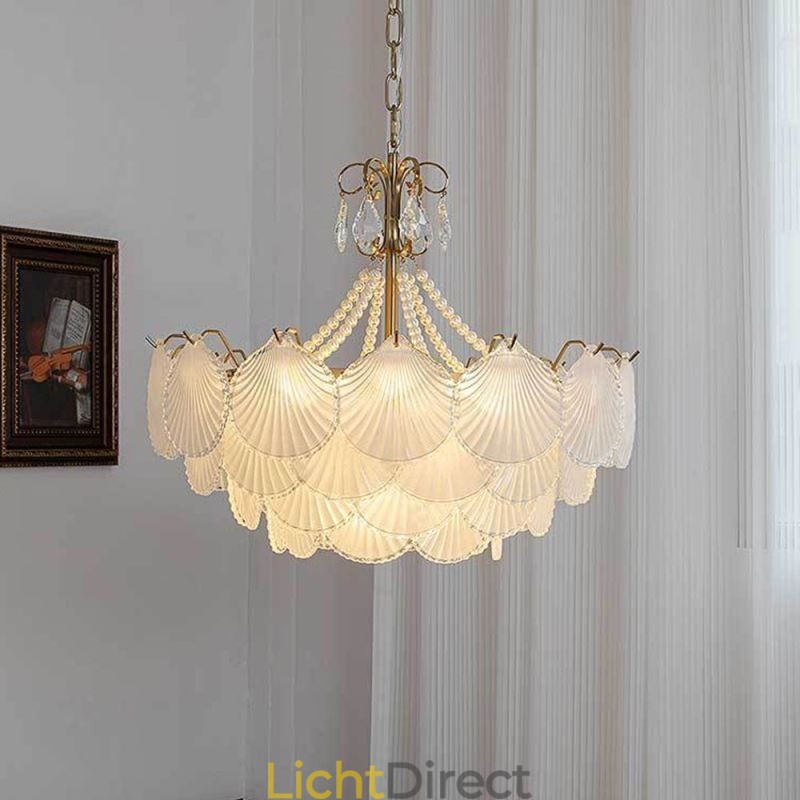 Europese glazen hanglamp Post Modern Scallop hanglamp