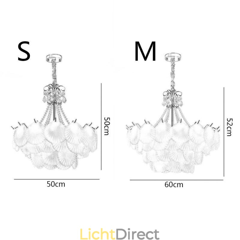 Europese glazen hanglamp Post Modern Scallop hanglamp