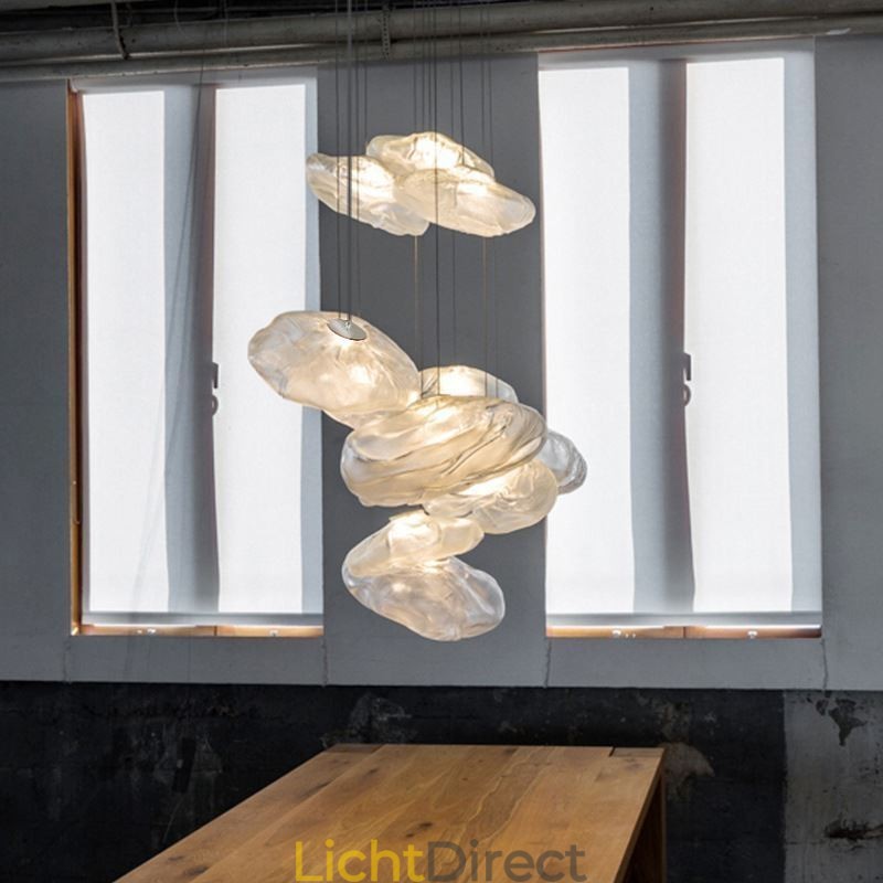 Creatieve Scandinavische hanglamp Glazen kroonluchter Kunst Hanglamp