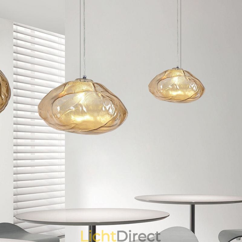 Creatieve Scandinavische hanglamp Glazen kroonluchter Kunst Hanglamp