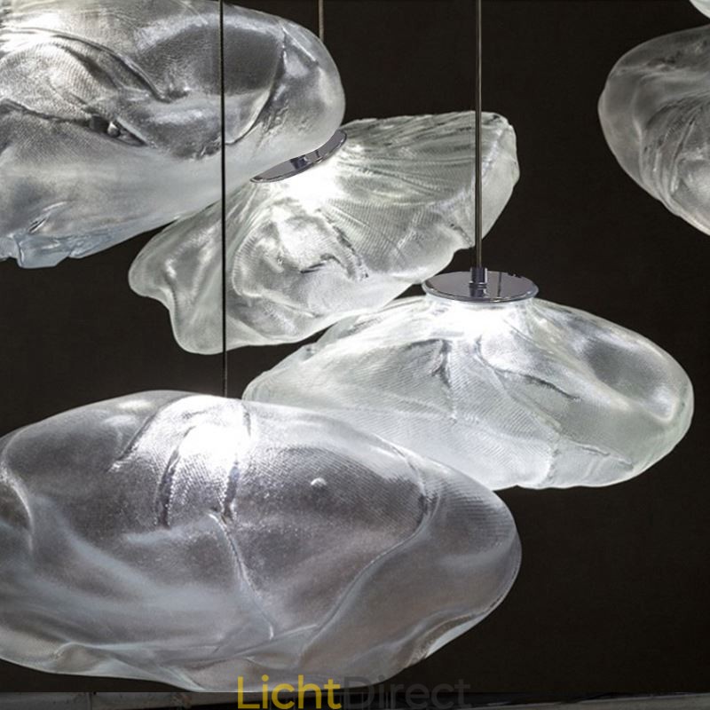 Creatieve Scandinavische hanglamp Glazen kroonluchter Kunst Hanglamp