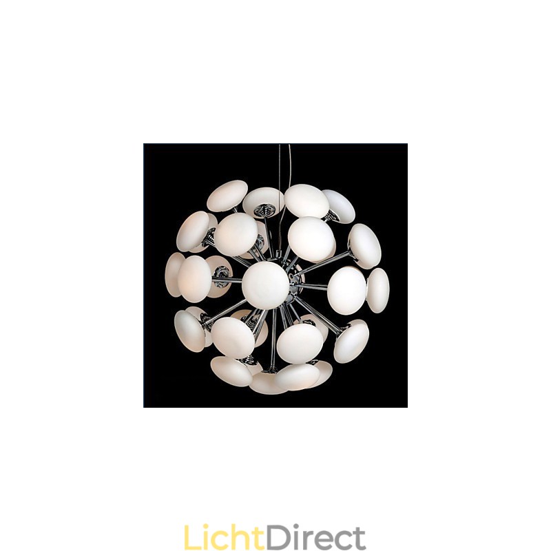 ModernYestaurant Lamp Eenvoudige Ronde Glazen Kunst Hanglamp Europese Stijl