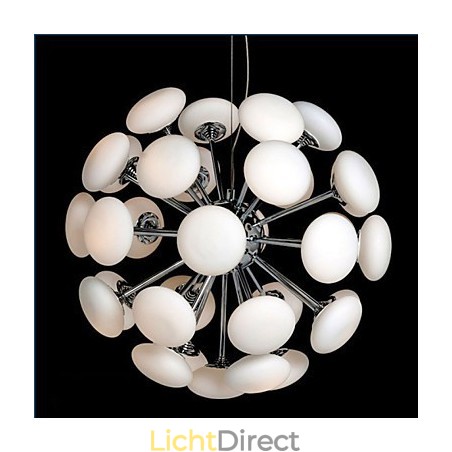 ModernYestaurant Lamp Eenvoudige Ronde Glazen Kunst Hanglamp Europese Stijl