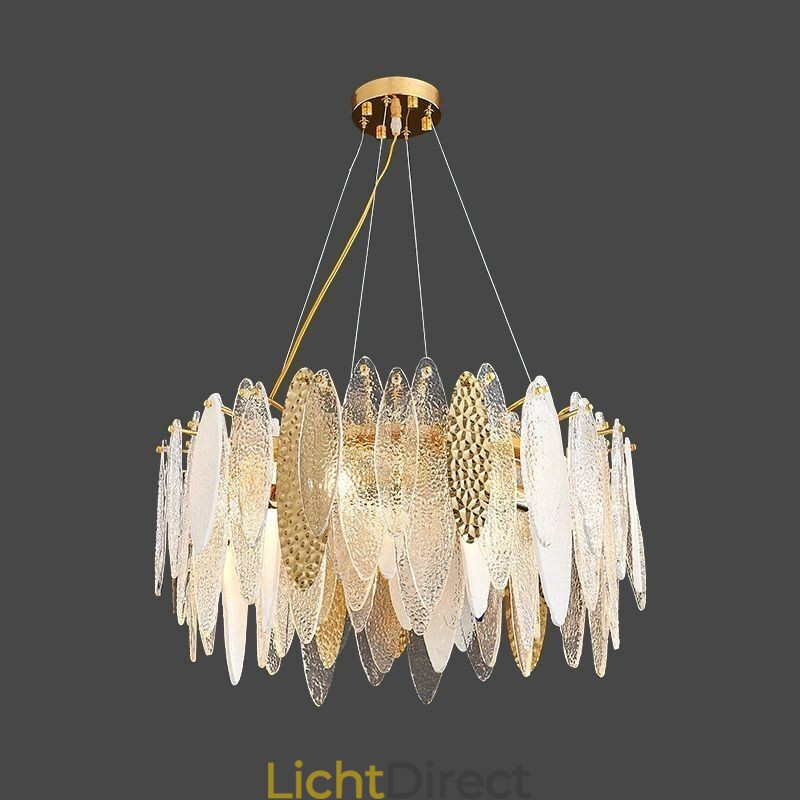 Moderne elegante glazen hanglamp