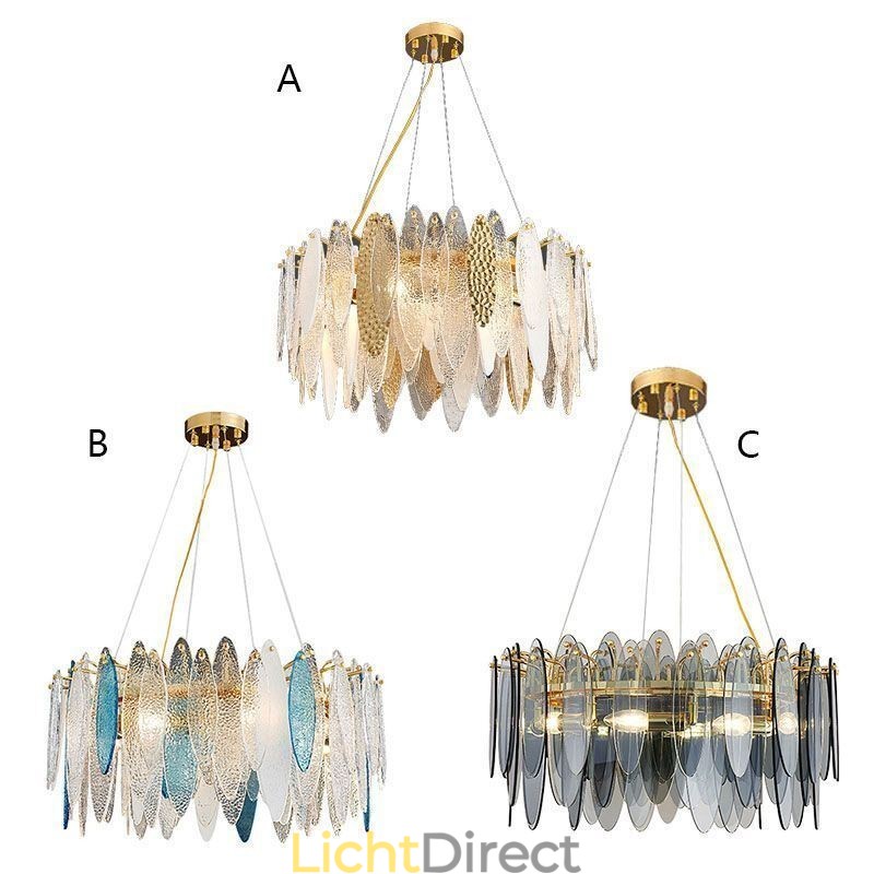 Moderne elegante glazen hanglamp