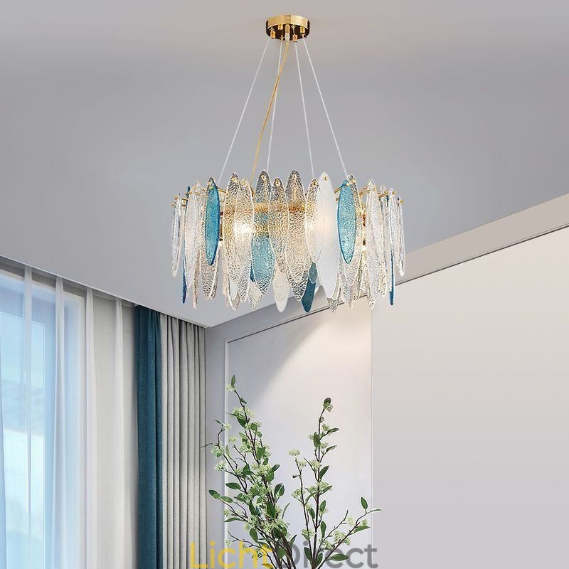 Moderne elegante glazen hanglamp