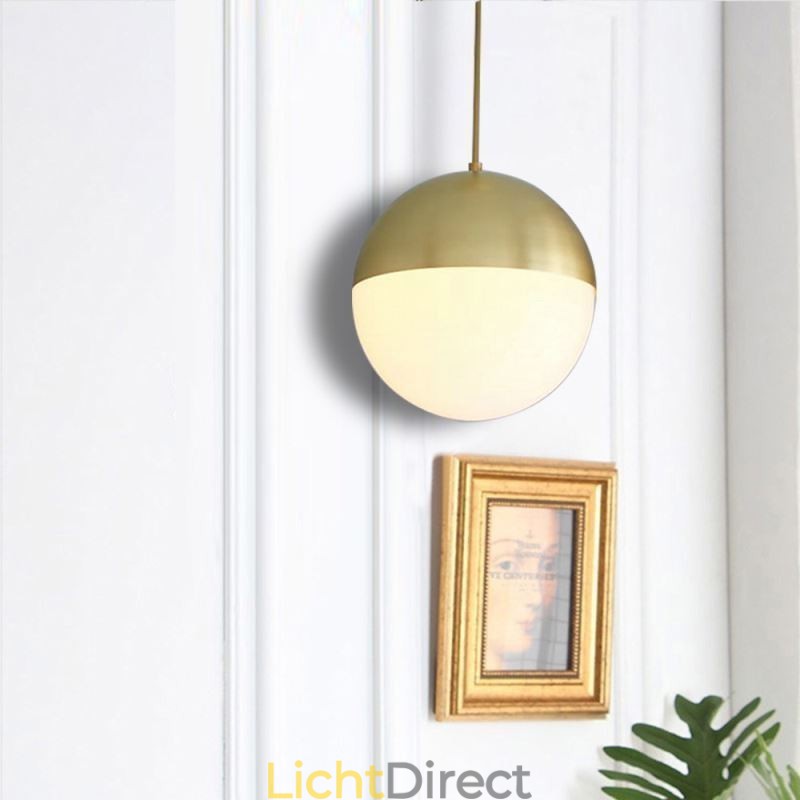 Moderne glazen bol hanglamp eiland ideeën lamp