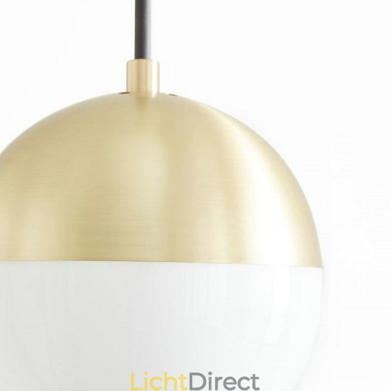 Moderne glazen bol hanglamp eiland ideeën lamp