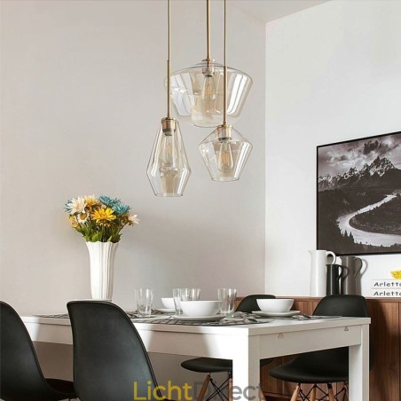 Moderne eenvoudige glazen hanglamp Moderne eenvoudige glazen hanglamp