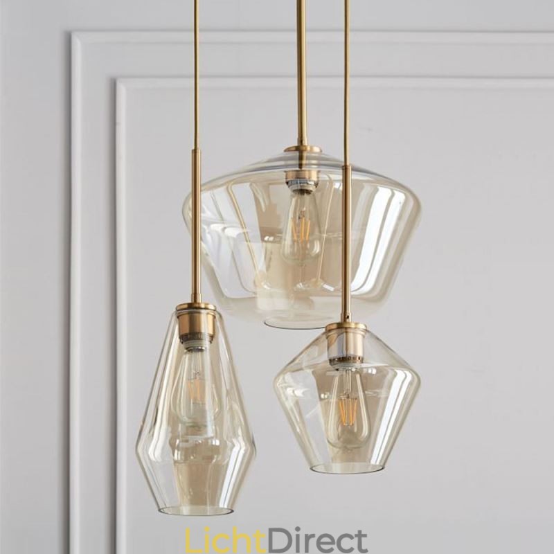 Moderne eenvoudige glazen hanglamp