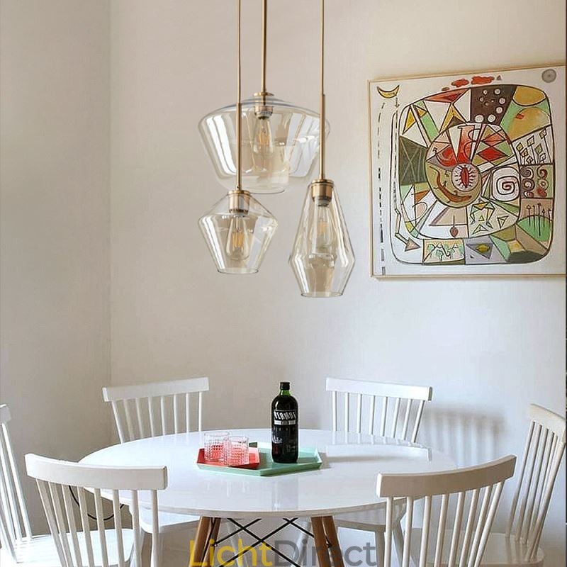 Moderne eenvoudige glazen hanglamp