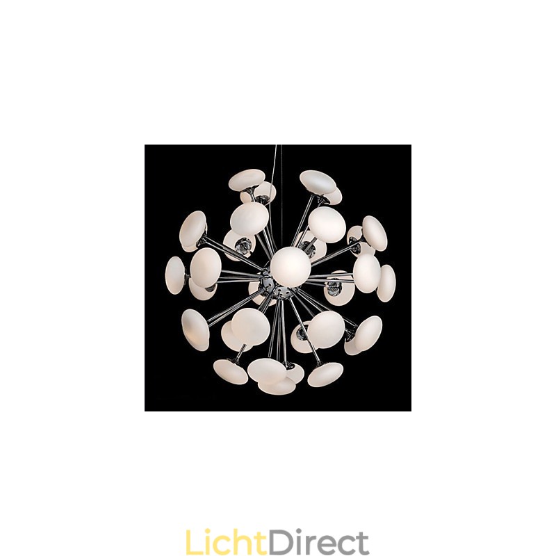 ModernYestaurant Lamp Eenvoudige Ronde Glazen Kunst Hanglamp Europese Stijl