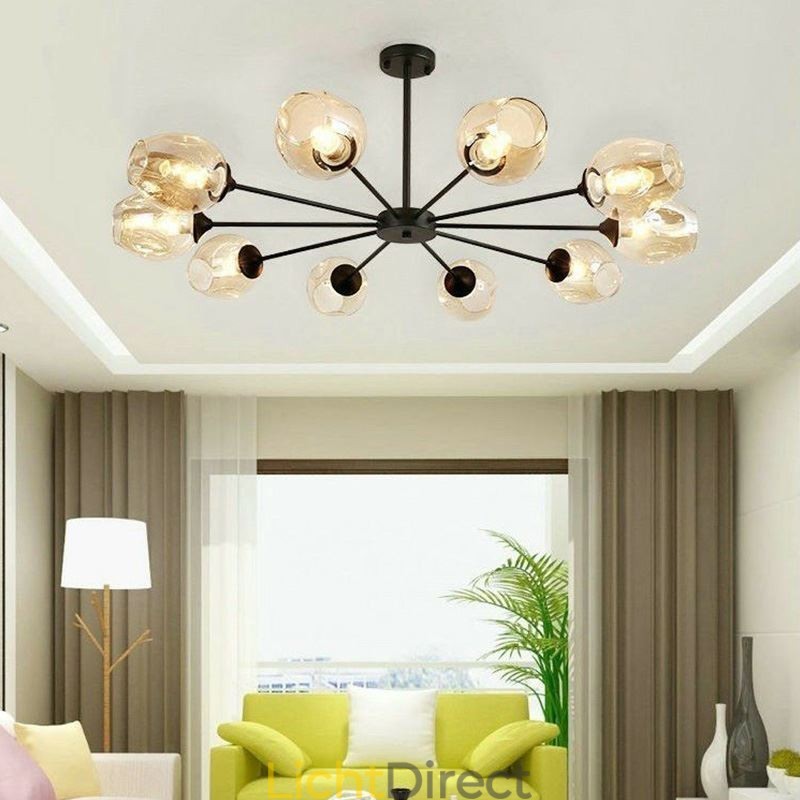 Nordic Glazen Hanglamp Magische Bonen Vorm Lamp Kroonluchter Verlichting