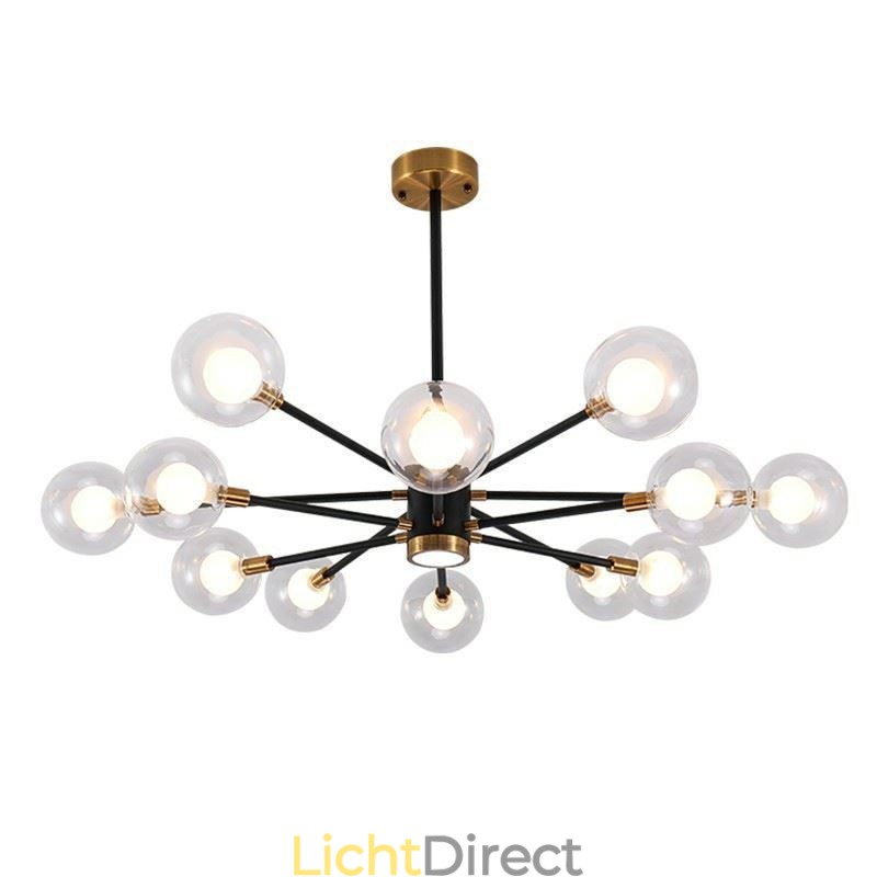 Nordic Glazen Hanglamp Melkwitte Ronde Lamp Kroonluchter Verlichting