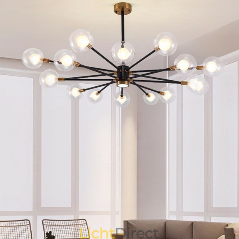 Nordic Glazen Hanglamp Melkwitte Ronde Lamp Kroonluchter Verlichting