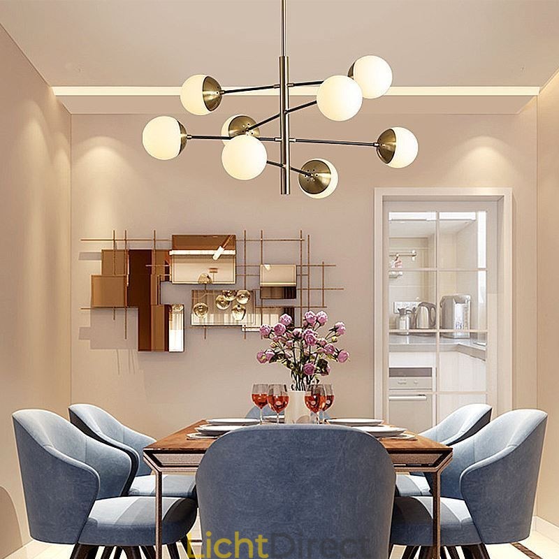 Nordic Glazen Hanglamp Magische Bonen Vorm Kroonluchter Verlichting Lamp