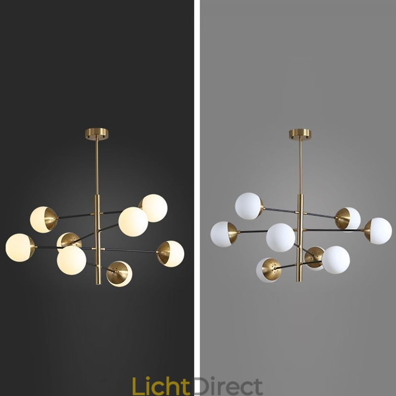 Nordic Glazen Hanglamp Magische Bonen Vorm Kroonluchter Verlichting Lamp