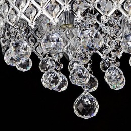 Traditionele klassieke kristalchroom metalen inbouw