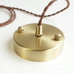 Rustieke plafondlamp, glas-in-lood hanglamp