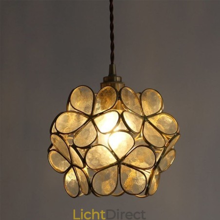 Nordic Creative Hanglamp Glazen Huisverlichting Bloemblaadje Vorm Lamp Bedlamp Nordic Creative Hanglamp Glazen Huisverlichting Bloemblaadje Vorm Lamp Bedlamp