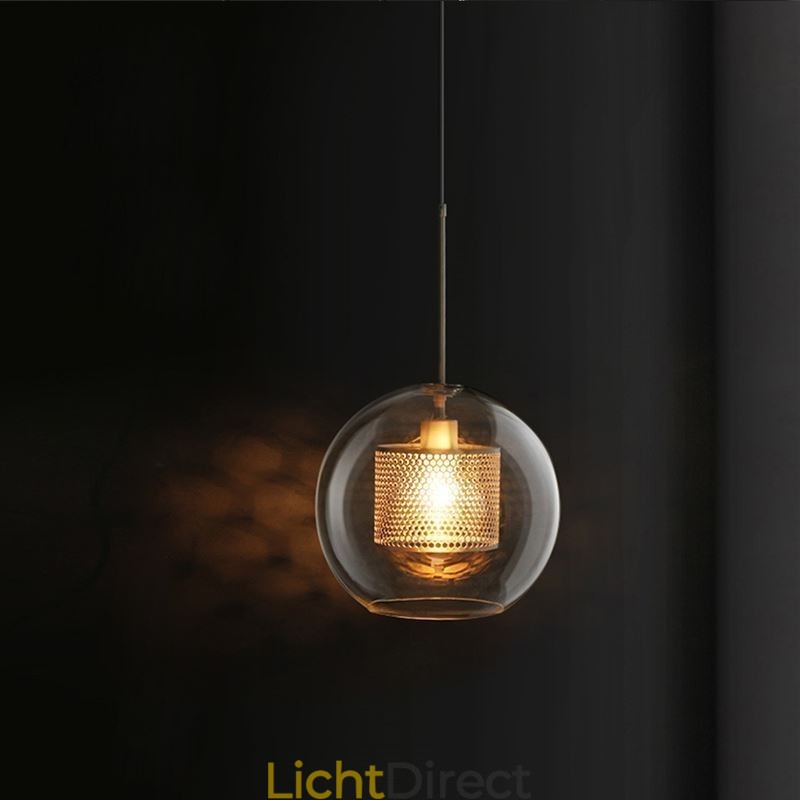 Nordic Hanglamp Glas Thuisverlichting Ronde Bolvormige Lamp Bedlamp