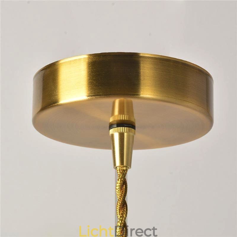 Jelly Jar Lamp Armatuur Geribbelde Glazen Hanglamp