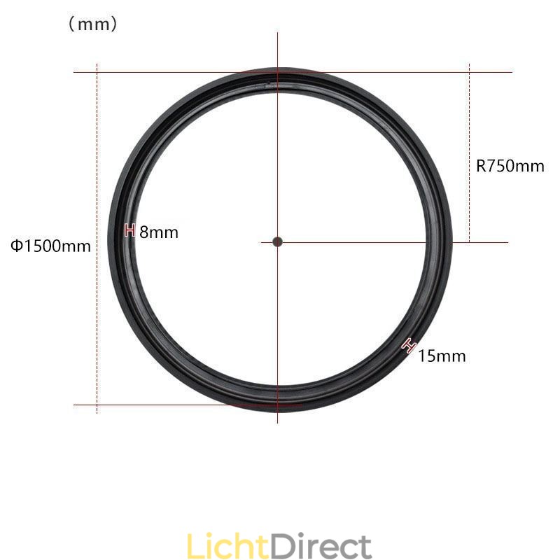 Ronde magnetische railverlichting inbouwspot decoratieve verlichting 150cm