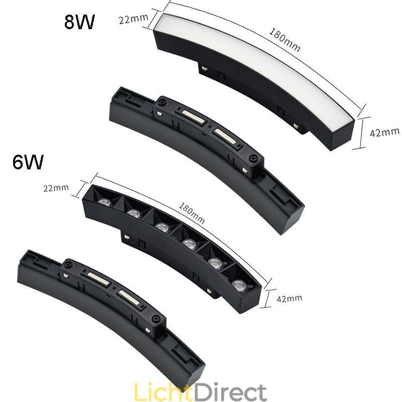 Ronde magnetische railverlichting inbouwspot decoratieve verlichting 80cm