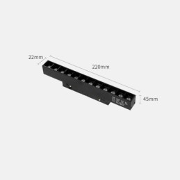Inbouwspot Magnetische railverlichting Decoratieve verlichting 6M 36V