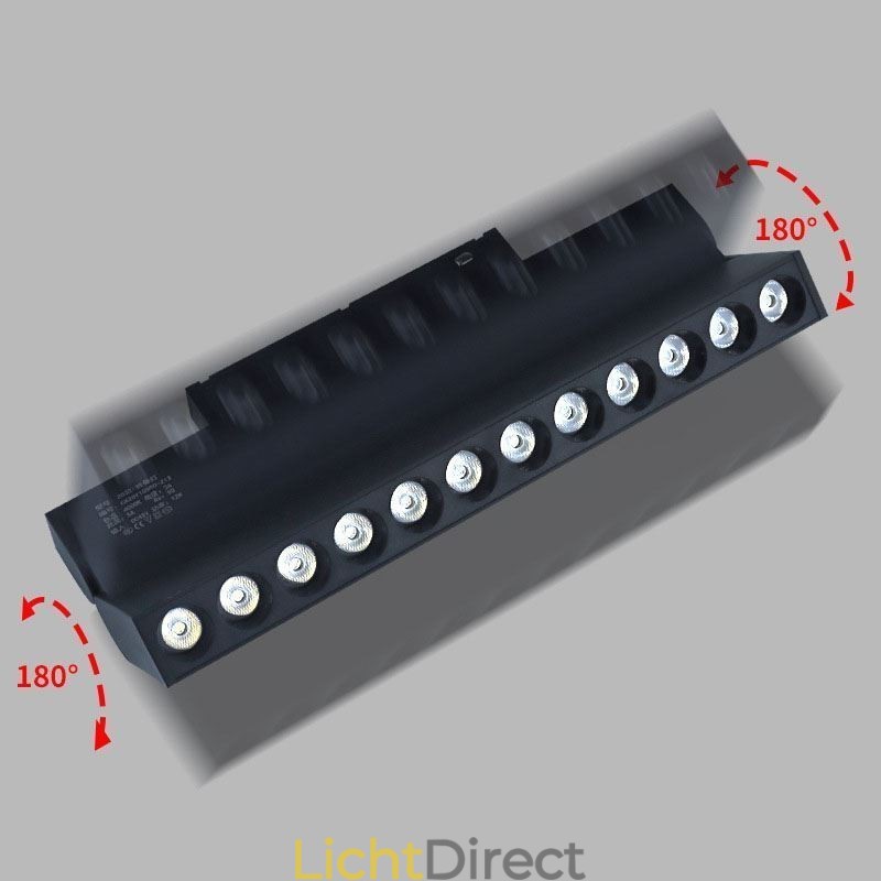 Verzonken railroosterspot Railstripspot Magnetische vouwroosterspot 36V