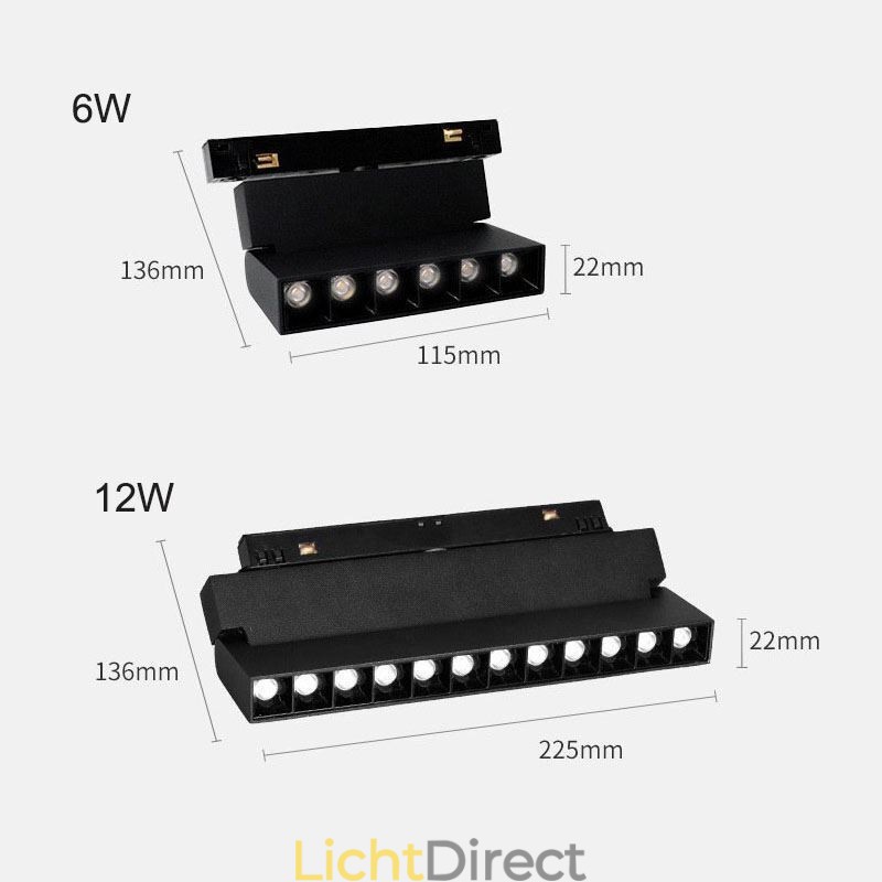 Verzonken railroosterspot Railstripspot Magnetische vouwroosterspot 36V