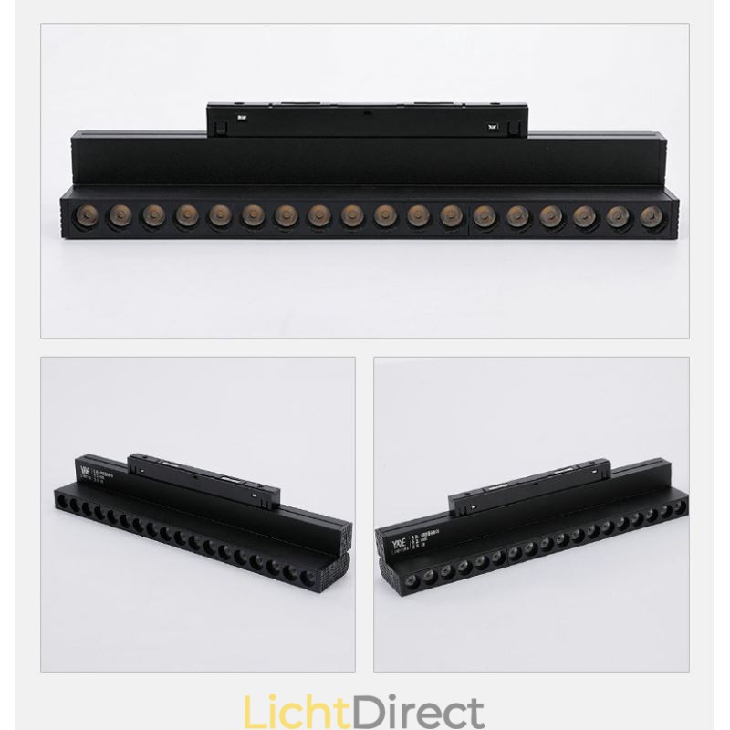 Verzonken railroosterspot Railstripspot Magnetische vouwroosterspot 36V