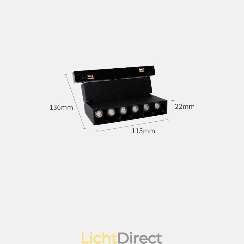 Verzonken railroosterspot Railstripspot Magnetische vouwroosterspot 36V
