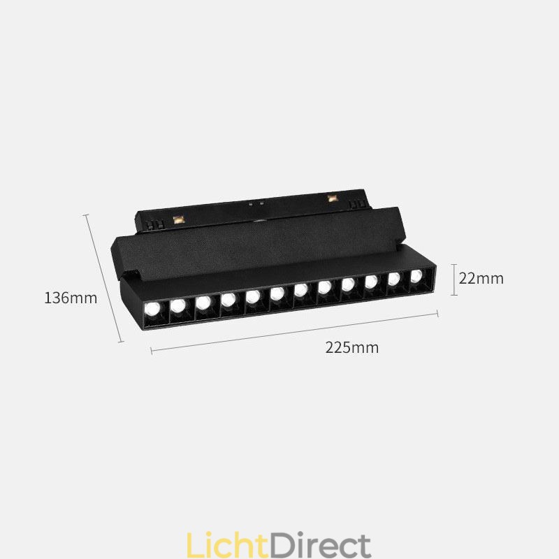 Verzonken railroosterspot Railstripspot Magnetische vouwroosterspot 36V