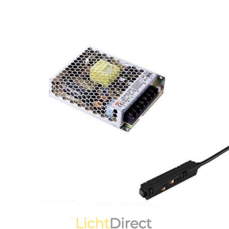 Track Light Driver 200W 36V Driver Voeding Met Een Magnetische Track Power Connector Track Light Driver 200W 36V Driver Voeding Met Een Magnetische Track Power Connector