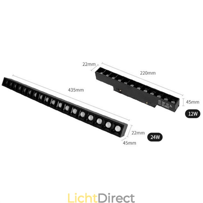 Verzonken railroosterspot Stripspot Magnetische railroosterspot 36V