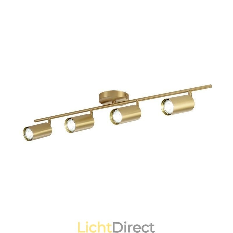 Nordic messing plafondlamp voor inbouw