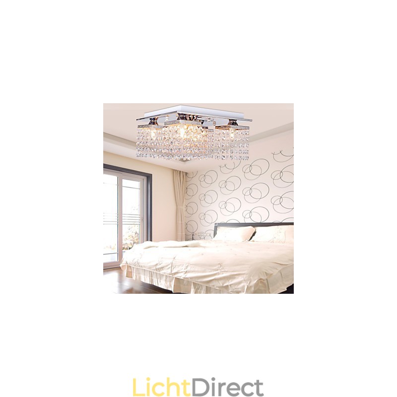 Plafondlamp Kristal Modern 5 Lampen