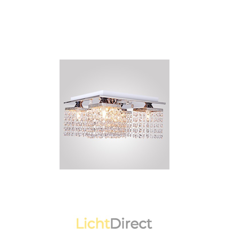 Plafondlamp Kristal Modern 5 Lampen