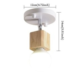 Eenvoudige Mini Spotlight Moderne Witte Plafondlamp (Enkele Lamp)