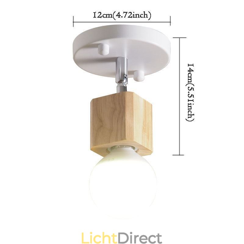 Eenvoudige Mini Spotlight Moderne Witte Plafondlamp (Enkele Lamp)