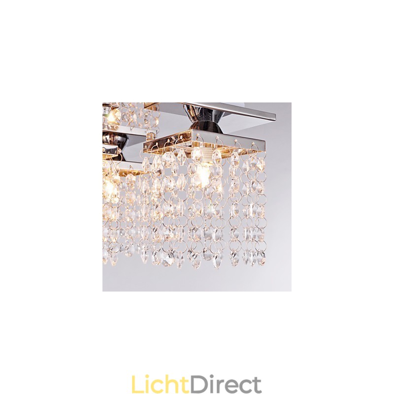 Plafondlamp Kristal Modern 5 Lampen