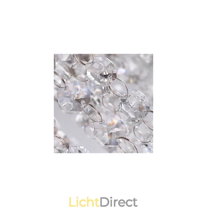 Plafondlamp Kristal Modern 5 Lampen