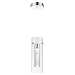 3-lichts artistieke hanglamp met glazen kappen G4-lampvoet