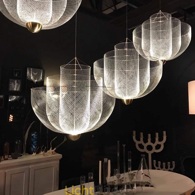 Nordic Grid Designer Creatieve en unieke vorm kunst decoratieve hanglamp