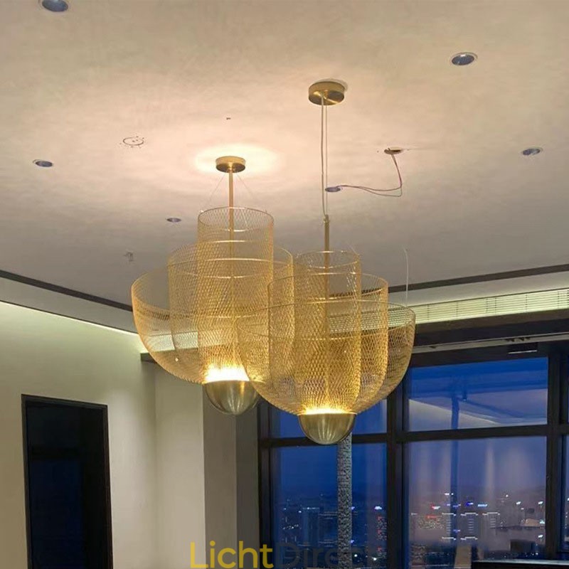 Nordic Grid Designer Creatieve en unieke vorm kunst decoratieve hanglamp