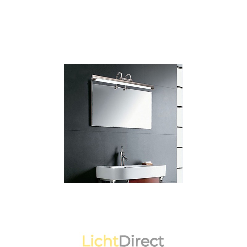 RVS Spiegellampen Acryl Badkamer Wandlampen Make-up Lampen Koud Wit Warm Wit (Afmeting: 57X13.5X15)