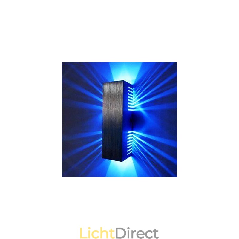Moderne wandlamp met strooilichtontwerp 2 kubusvormige kappen