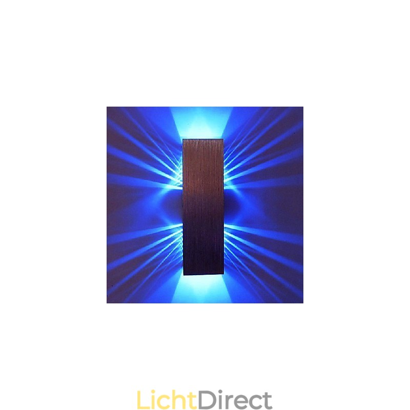 Moderne wandlamp met strooilichtontwerp 2 kubusvormige kappen